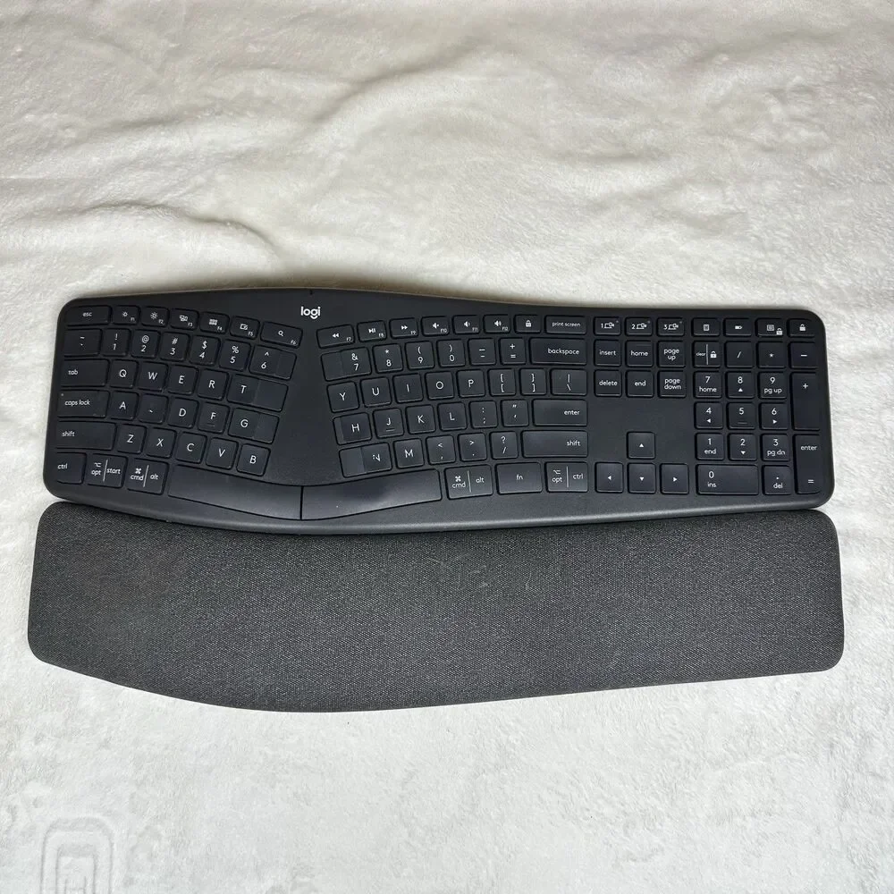 Logitech ERGO K860 Wireless Ergonomic Split Keyboard Bluetooth With usb Dongle